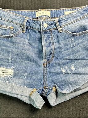 🌼 PacSun Distressed Girlfriend Denim Shorts Size 27 8887-8 🌼